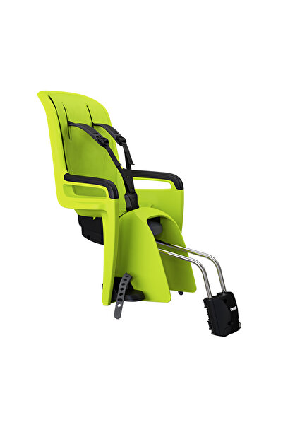 Thule Child seat, RideAlong2 Zen Lime Green, with rear bike mount