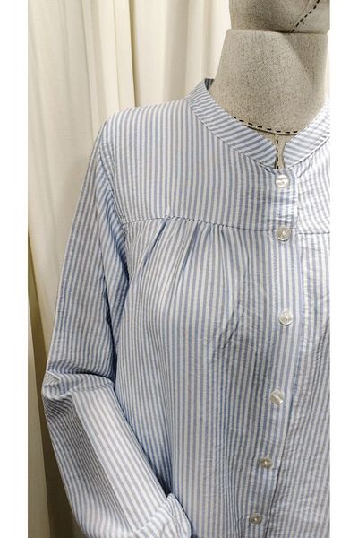 LİFERA Striped Robe Woven Shirt