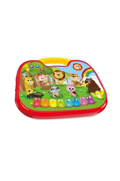 Toy Educational Tablet - Learn English with Animals, with Lights and Sounds, Multicolor