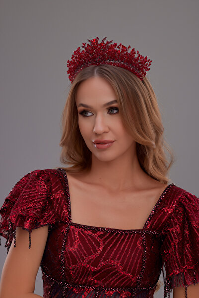 Hayalperest boncuk Coroana de mireasă Nou sezon Design de lux Coroana de mire...