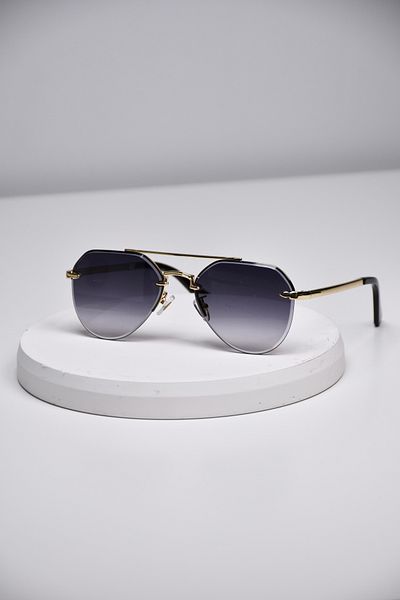 LOOKUP NEW Men's Uv400 Protected Pilot Steel Stainless Tarnish Free Metal Drop Sunglasses