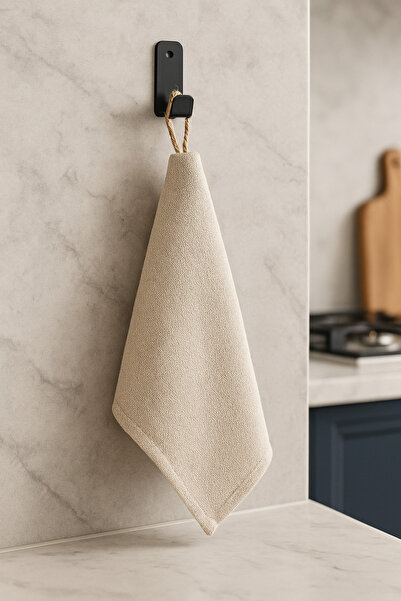 LUNOART Banyo & Mutfak İçin Yapışkanlı Metal Askı 4’lü - Havlu, Mutfak Bezi, Bornoz, Çanta, Takı Askısı