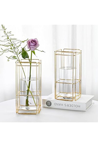 Generic مجموعة مزهريات زجاجية من KASTWAVE مكونة من قطعتين لغرفة المعيشة وغرفة...