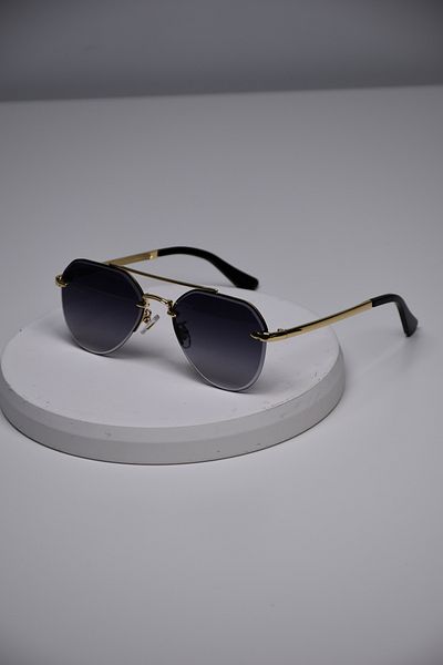 LOOKUP NEW Men's Uv400 Protected Pilot Steel Stainless Tarnish Free Metal Drop Sunglasses