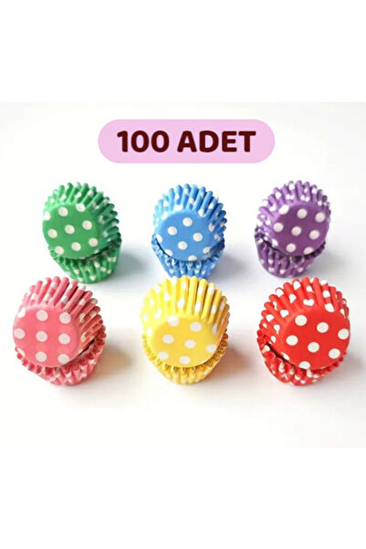 HZL HOME 100 Adet Renkli Muffin Kalıbı