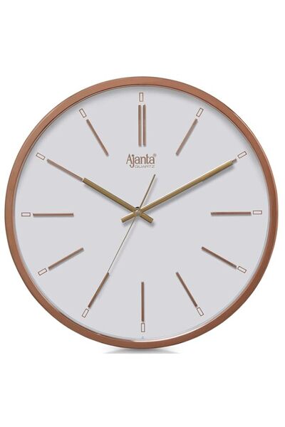 Generic ساعة أجانتا البلاستيكية بتصميم عصري وحركة صامتة (نحاس، 315×50×315 مم)