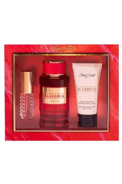 Diane Castel Set cadou 3 produse Allegria: Parfum, Loțiune de corp, Mini parfum