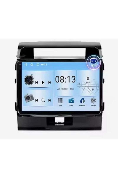Toyota Android screen for Toyota Land Cruiser G.X.R 2008-2015 (4 RAM - 64 GB memory) supports CarPlay