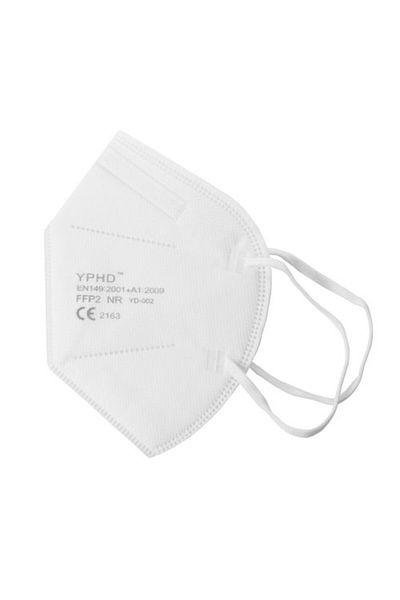 THK Set de 5 măști de protecție facială FFP2 YPHD, 5 straturi