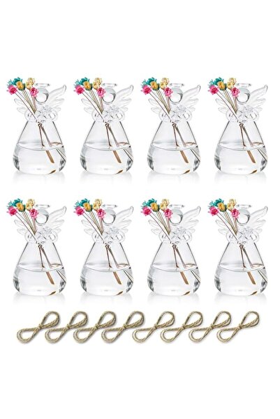 Generic مزهريات زجاجية على شكل ملاك حارس من Sziqiqi، مزهريات براعم صغيرة، مزه...