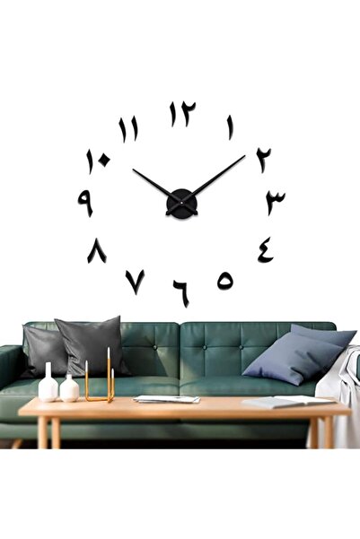 Generic Brand Vangold Large DIY Wall Clock Modern 3D Wall Clock with Arabic N...
