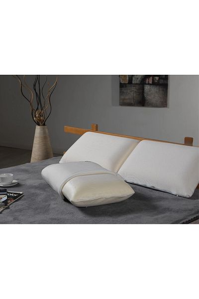 SİLKWORM LİFE Pernă Visco Chubby și husă din mătase pură 100%. |   40x60 cm |