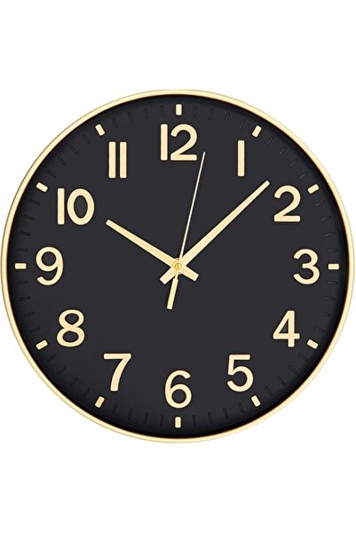 Generic ساعة حائط ١٢ بوصة، حركة كوارتز صامتة، تعمل بالبطارية، ساعات ديكورية د...