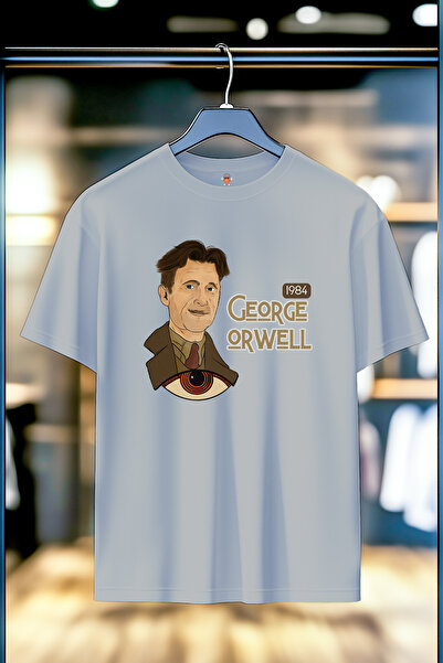 BookOrBook George Orwell 1984 Cross Design Unisex Double Thread Woven Comfort...
