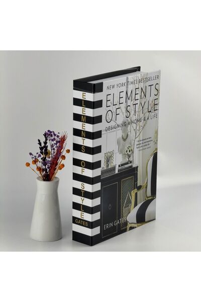 devideko Book-Looking Decorative Box, Nordic Style Book-Shaped Storage Box, Home Decoration