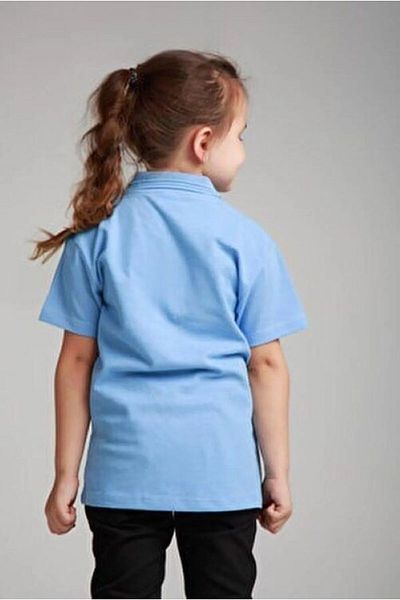 Bonnie Clyde Κοντομάνικο γιακά πόλο casual 2 κουμπιά Baby Blue T-Shirt - Μπλε - BCP1.UME-KAISW-BEMA-YET