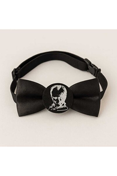 Kıvırcıkyoga ربطة عنق مطبوعة أتاتورك