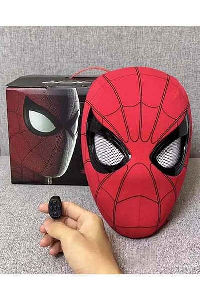 Generic Super Spiderman Mask Remote Control Removable Mechanical Eyes