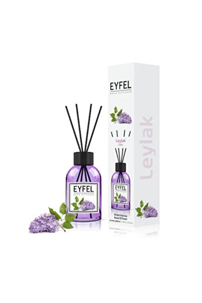 Eyfel Odorizant de cameră liliac cu bețișoare, 120 ml