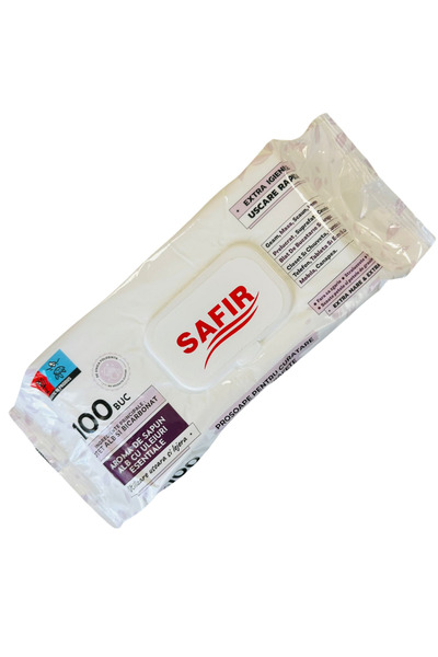 SAFİR Șervețele umede cu Oțet și Bicarbonat, 100 buc/pachet