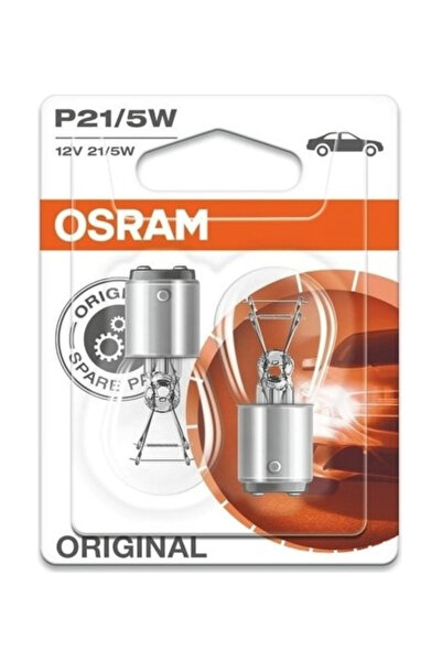 Osram P21/5W Yeni Nesil Ampül 12V 21/5W Çiftli (Çift Duy)