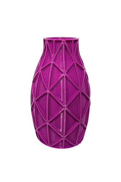OEM Vaza roz fucsia printata 3D 15 cm