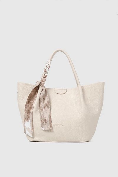 MORCA Women's Long Strap Handbag Beige