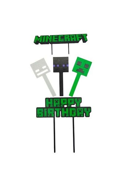 OEM Set x 5 Toppere Minecraft Reutilizabile