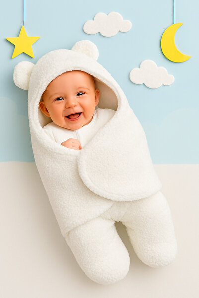 Amur Bebek Dış Kundak Welsoft Battaniye Ayaklı Model 0-12 Ay