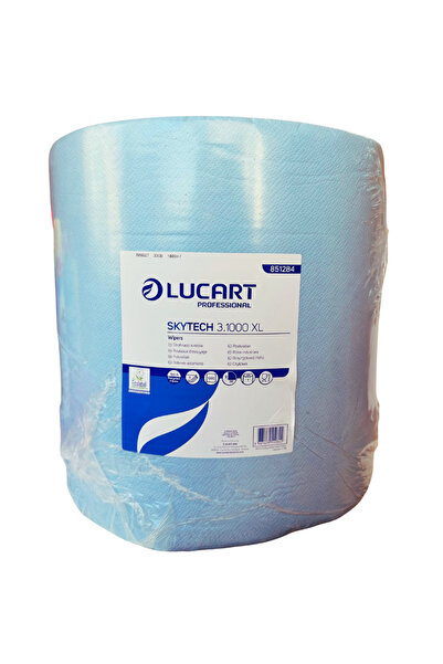 Lucart Rolă de hârtie industrială albastră, Skytech 3.1000 XL