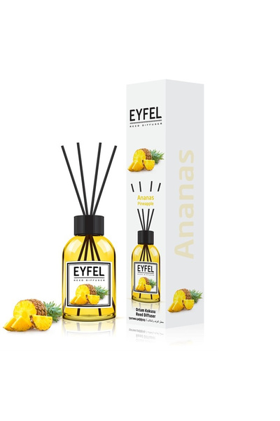 Eyfel Odorizant de cameră cu aromă de ananas, cu bețișoare, 120 ml