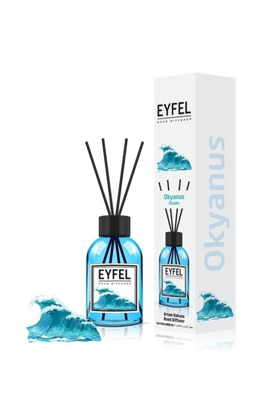 Eyfel Odorizant de cameră Cool Water cu bețișoare, 120 ml