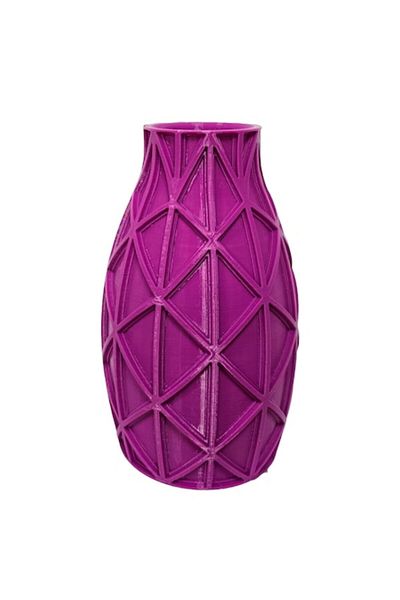 OEM Vaza roz fucsia printata 3D 15 cm