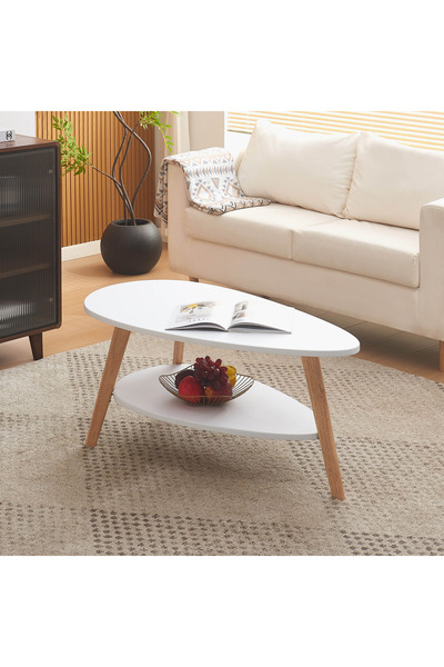 Generic طاولة قهوة موفو إلجا مع رف