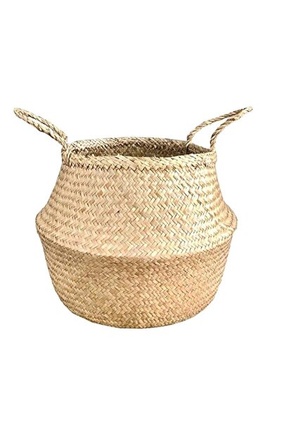 Generic FIRST-MALL Natural Craft Large Size Seagrass Belly Basket for Storage...