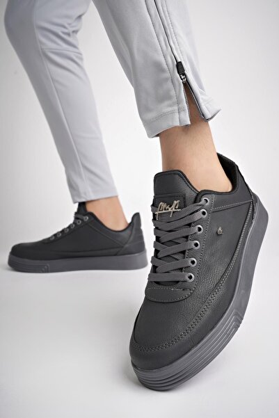 Raynok Erkek Yürüyüş Ortopedik Rahat Günlük Sneaker Gri