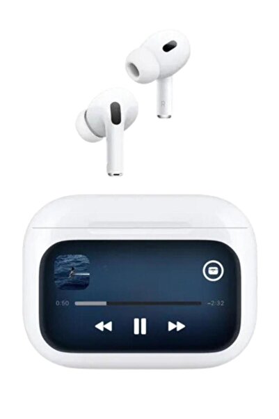 Generic True Wireless Bluetooth Earphones BT 5.4 Waterproof Touch Screen Ear Buds (White)