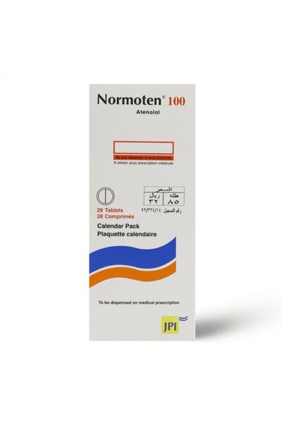 JAZEERA PHARMACEUTICAL Normoten 100mg tablet