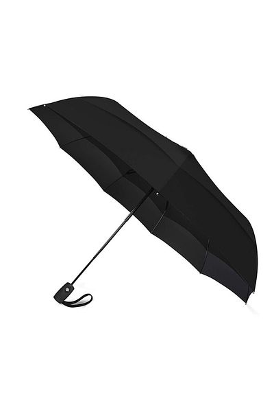 Vaxiuja Folding Umbrella, Vaxiuja, with Automatic Opening and Closing, For Women and Men, Black, 102cm