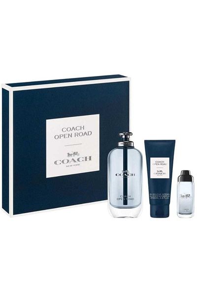 Coach Coach Open Road Gift Set (Eau de Toilette 100ml + Eau de Toilette 15ml + Shower Gel 100ml)