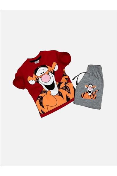 gnygiyim Children's Character Patterned T-Shirt Shorts Set