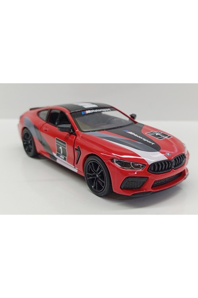 Kinsmart Dianomi 1:38 ölçek BMW M8 COMPETİTİON COUPE LİVERY EDİTİON//13 CM ÇE...