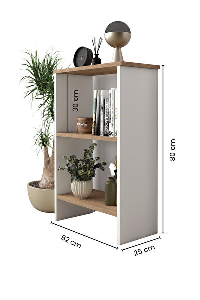 dekoronya Sera Mini Kitaplık, Ofis Kitaplığı, 2 raflı kitaplık