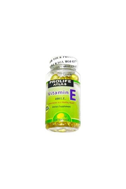 PROLİFE ATLAS Vitamin E 400IU X 100 Softgels