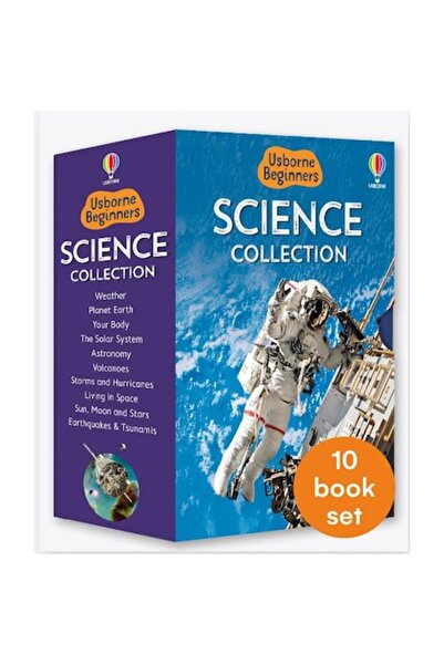 Usborne Set de 10 carti, set cutie pentru stiinte pentru incepatori,