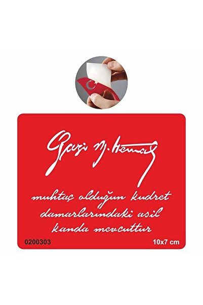 Genel Markalar Gazi Mustafa Kemal Atatürk Tattoo Geçici Dövme Şablonları Kına Kalıpları