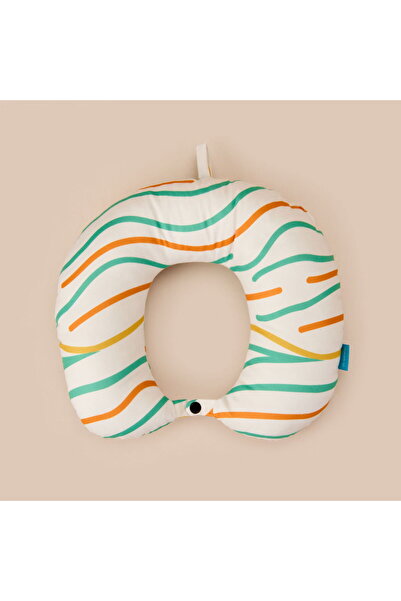 ASPARTAM Pernă de călătorie cu model de desene animate - colorată - 28,5x30 cm