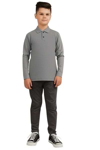 GARBEDİ Children's Polo Neck School T-Shirt Ch.C.111K.N01