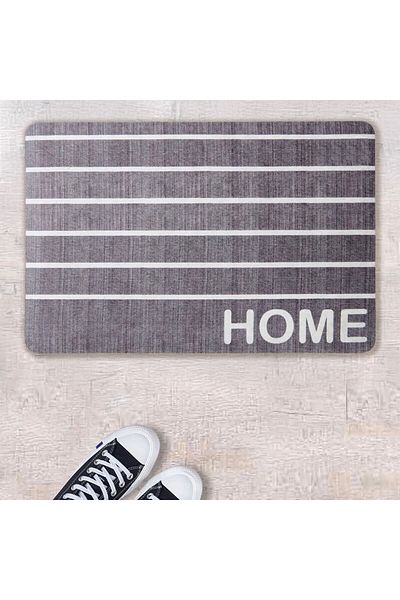 MATMEL Home Striped Door Mat - Gray / White - 40X60 cm