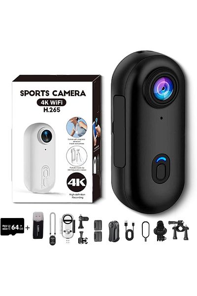 Generic Stallion Frames Body Camera, StallionFrames 4K Mini HandsFree BodyCam, Portable Wearable Mi